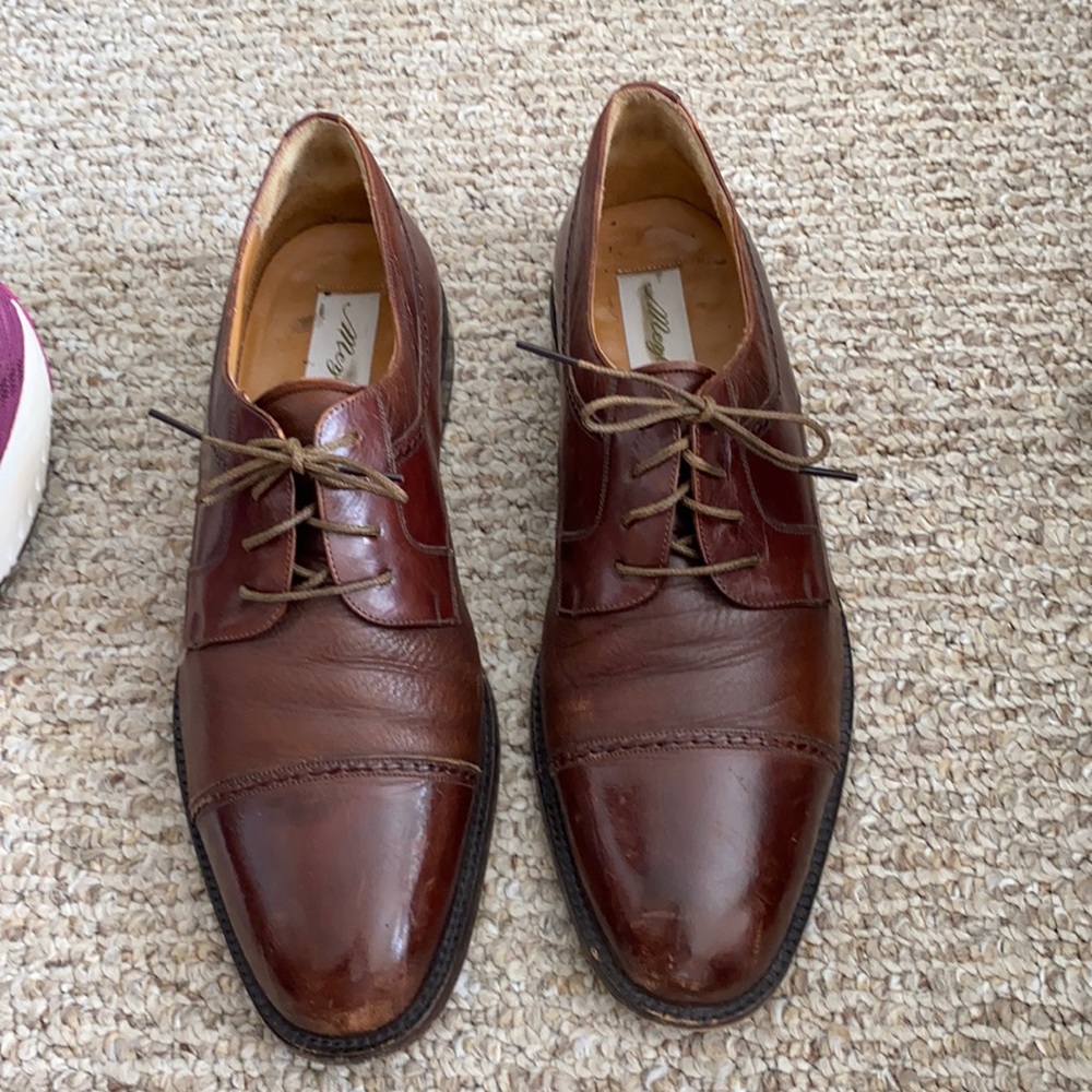 Men’s Brown Leather Oxford Shoes